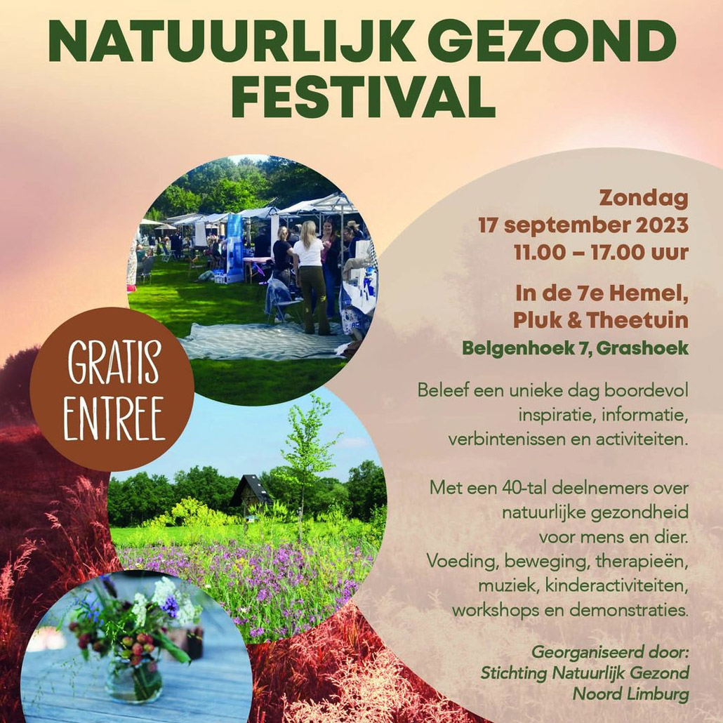 Agenda | Natuurlijk Gezond Festival | natuurlijk-gezond noord limburg